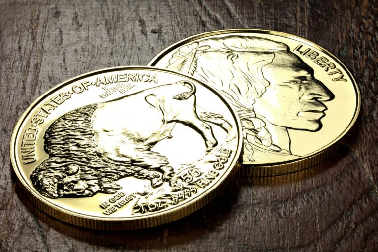 Amerikaanse Buffalo gouden munt