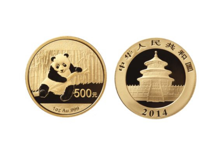 China panda gouden munt